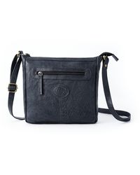 Woodland Leathers - Genuine Leather Crossbody Bag - Lyst