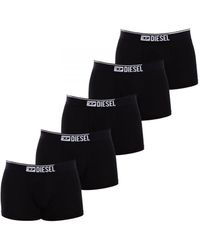 DIESEL - Pack-5 Cotton Stretch Boxers 00Suag-0Gdac - Lyst