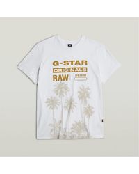 G-Star - G Regular Fit Crew Neck T-Shirt - Lyst