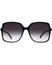Gucci - Low Nose Bridge Fit Square Sunglasses - Lyst