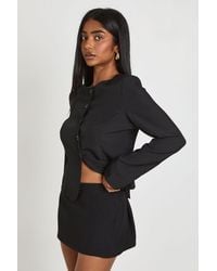 Boohoo - Tailored Mini Skirt - Lyst