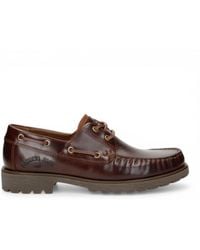 Panama Jack - Waterproof Bark Leather Lace-Up Ankle Boots - Lyst