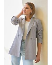 Sosandar - Double Breasted Blazer - Lyst