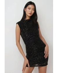 Hiccup - Leopard Print Bodycon Mini Dress - Lyst