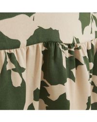 River Island - Mini Shirt Dress Print Satin - Lyst