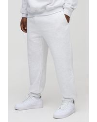 BoohooMAN - Plus 330gsm Relaxed Fit Basic Joggers - Lyst