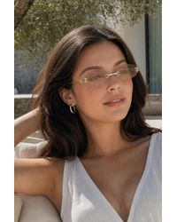 SVNX - Rimless Oval Sunglasses - Lyst