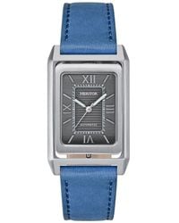 Heritor - Heritor Automatikuhr Esteban Mit Lederarmband - Lyst