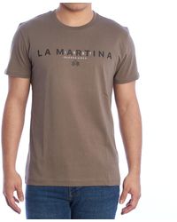 La Martina - Ymr005-Js206 Regular Fit Short Sleeve T-Shirt - Lyst