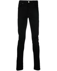 Amiri - Slim Fit Broken Ripped Denim Jeans Cotton - Lyst