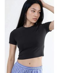 Busem - Crew Neck Crop T-Shirt - Lyst