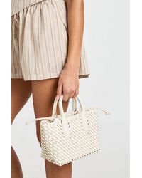 Boohoo - Woven Top Handle Grab Bag - Lyst