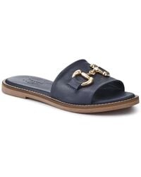 Jones Bootmaker - Emillina Leather Buckle Mule Sandals - Lyst