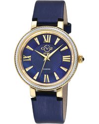 Gv2 - Genoa Swiss Quartz Mother Of Pearl Diamond Stainless Steel Watch - Lyst