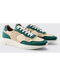 BoohooMAN - Chunky Colour Block Trainer - Lyst