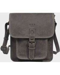 Real Hide Bags - 'Carolyn' Leather Ipad Tablet Crossbody Bag - Lyst