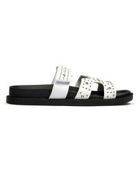 SOLESISTER - Hope Stud Footbed Sandals - Lyst