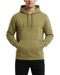 Calvin Klein - Hoodies 8L0155S Ls Classic Fleece Pullover New Top - Lyst