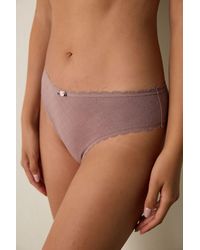 Penti - Low-Waist Heart Print Cotton Hipster Brief - Lyst