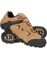 Mountain Warehouse - 'Curlews' Walking Shoes Rubber Outsole Waterproof Everyday Footwear Synthetic Leather - Lyst