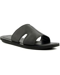 Dune - Inta - Smart Slider Sandals Leather - Lyst