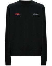 Amiri - Drum Machine Crewneck Jumper Cotton - Lyst