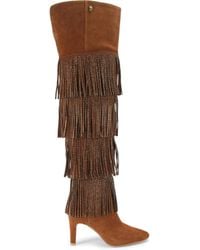 Kurt Geiger - Suede Shoreditch Otk Boots - Lyst