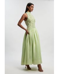 Karen Millen - Cornelli Embellished Taffeta Prom Dress - Lyst