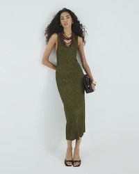 sachin and babi light blue dress Green Quiz Curve Sequin Midi Dress main image 1