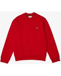 Lacoste - Crew Neck Sweatshirt Cotton - Lyst