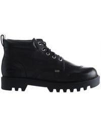 Kickers - Kizziie Hi Black Boots Leather - Lyst
