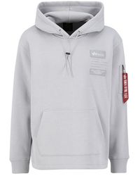 Alpha Industries - Patch Loose Fit Hoodie - Lyst