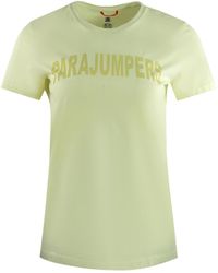 Parajumpers - Cristie Brand Logo Tender T-Shirt - Lyst