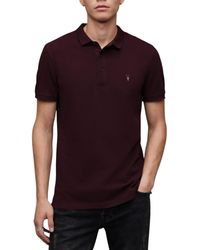 AllSaints - Reform Polo Shirt Summer Casual T Shirts - Lyst