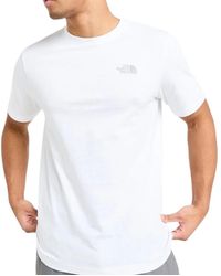 The North Face - Ss Tee Simple Dome Reflective Logo T-Shirt Cotton - Lyst