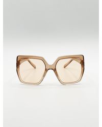 SVNX - Oversize Cateye Sunglasses With Diamante Detail - Lyst