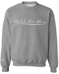 Mitchell & Ness - Logo Sweater Cotton - Lyst