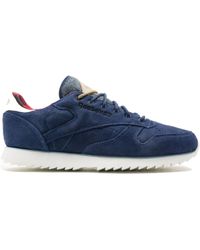 Reebok - Zap Cl Outdoor Lace Up Suede Leather Trainers Aq9777 - Lyst