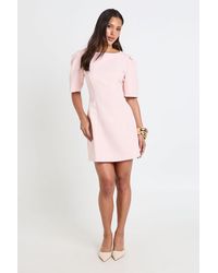 Boohoo - Structured Seam Detail Mini Dress - Lyst