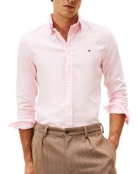 Tommy Hilfiger - Shirts Slim Fit Oxford Long Sleeve Casual Cotton Formal Top - Lyst