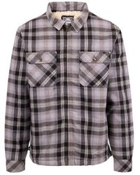 Trespass - Danehill Sherpa Lined Shirt (Storm) Cotton - Lyst