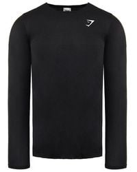 GYMSHARK - Long Sleeve Crew Neck Vital Top Nylon - Lyst