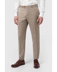Alexandre Silver Label - Flat Fronted Tailored Suit Trousers - Lyst