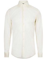 BOSS - H-Hank Oxford Langermige Formele Overhemd (Natuurlijk) - Lyst