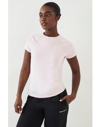 DSGN Studio - Loose Fit Mesh Insert Short Sleeve T-Shirt - Lyst
