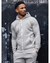 Enzo - Zip Up Hoodie - Lyst