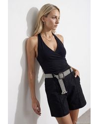 Dilvin - Nylon-Elastan-Bluse - Lyst