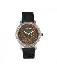 Bertha - Courtney Opal Dial Leather-Band Watch - Lyst