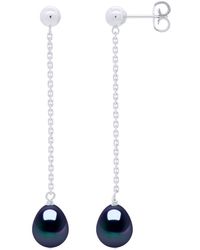 Ateliers Saint Germain - Earrings Real Cultured Freshwater Pearls Pear 7-8 Mm - Lyst