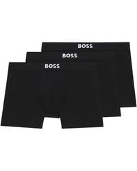 BOSS - Polycotton Boxer Briefs (Pack Of 3) - Lyst
